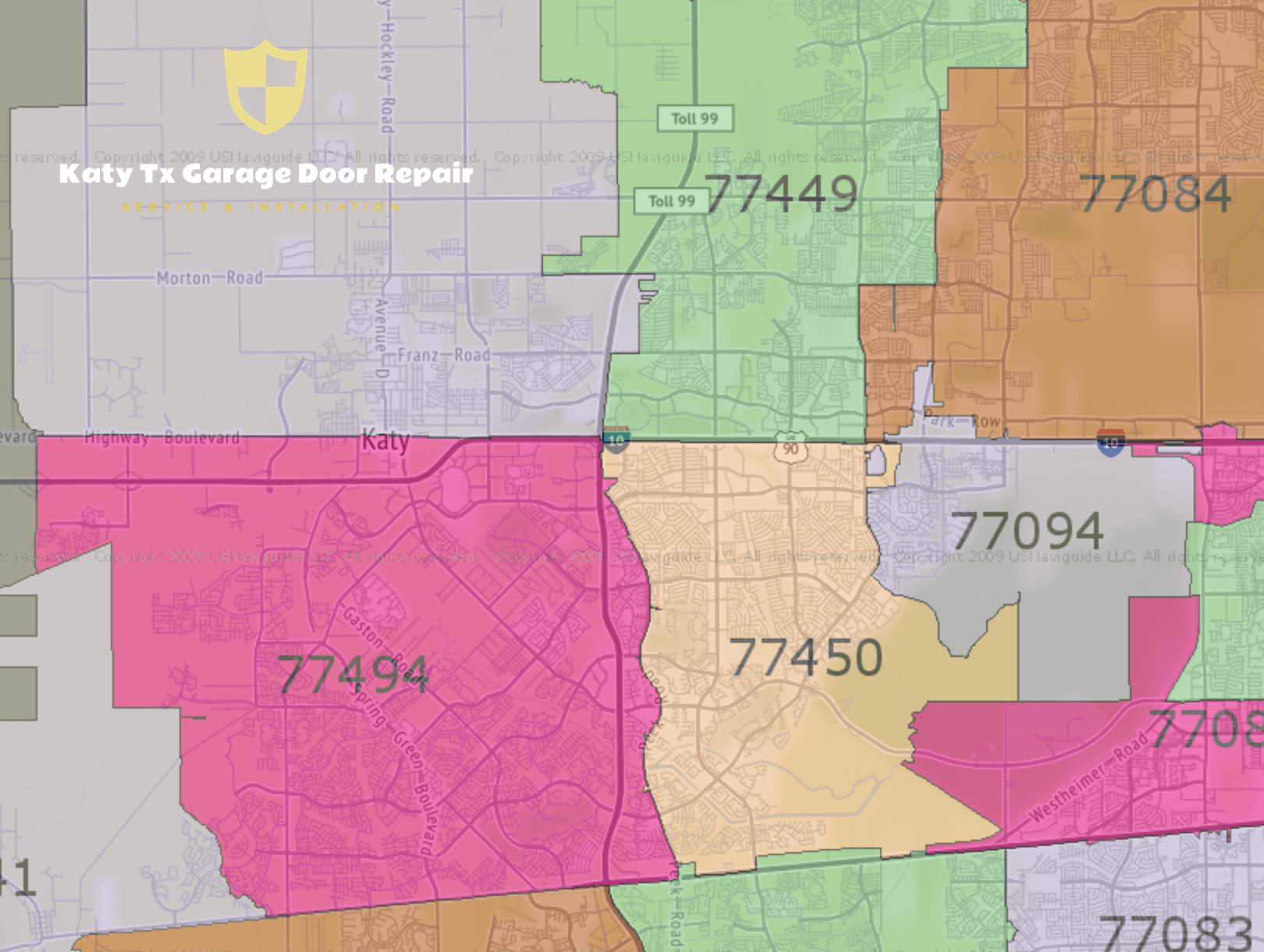 katy-texas-zip-codes-map